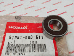 Roulement à billes VT125 C SHADOW HONDA 91051-KGB-611 idem 91051-KGB-610