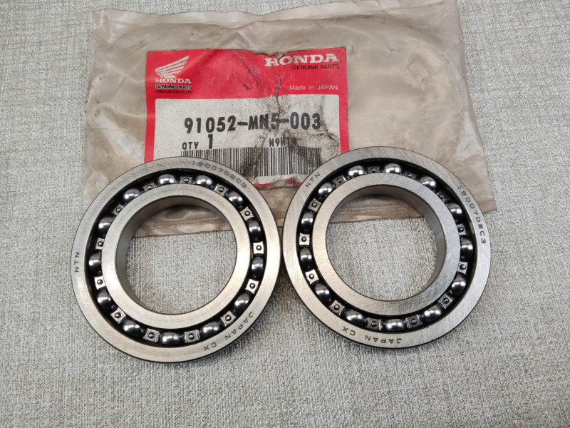 Jeu de deux roulements 35x62x18 GOLDWING GL1500 HONDA 91052-MN5-003