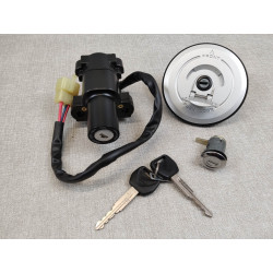 Kit clé  neiman barillet trappe à essence CB600 F HORNET 2000/2002 35010-MBZ-D31