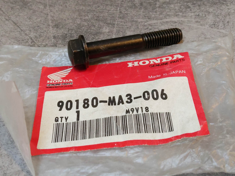Vis hexagonale épaulée noire 8x49 Honda 90180-MA3-006