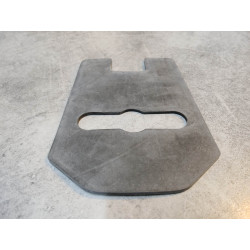 Gomme coussin lampe plaque immatriculation HONDA 80125-MBA-000