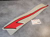 Décor autocollant incomplet DR (seulement bande du bas) HONDA 87128-415-300ZEINC