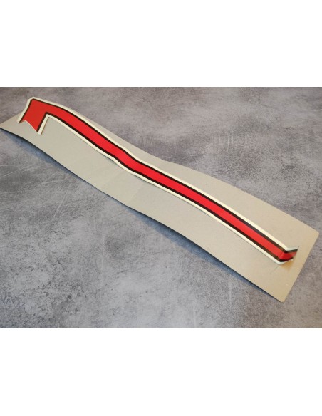 Décor autocollant incomplet DR (seulement bande du bas) HONDA 87128-415-300ZEINC