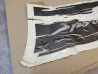 Décor autocollant carénage avant gauche Honda CB500S NOS 86162-MY5-G30ZA