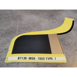 Décor autocollant auvent lateral droit XL600V TRANSALP 93 HONDA 87136-MS6-700ZA