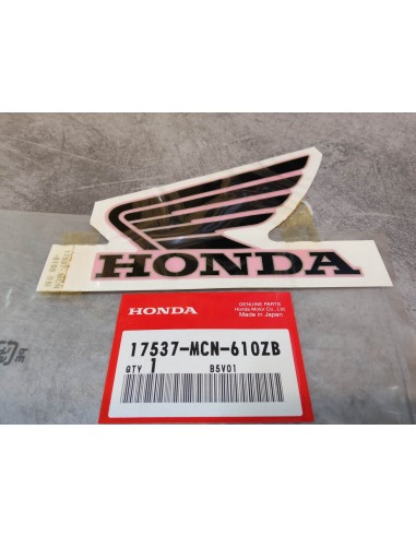 Décor autocollant reservoir gauche CB750F2 SEVEN FIFTY 01 HONDA 17537-MCN-610ZB