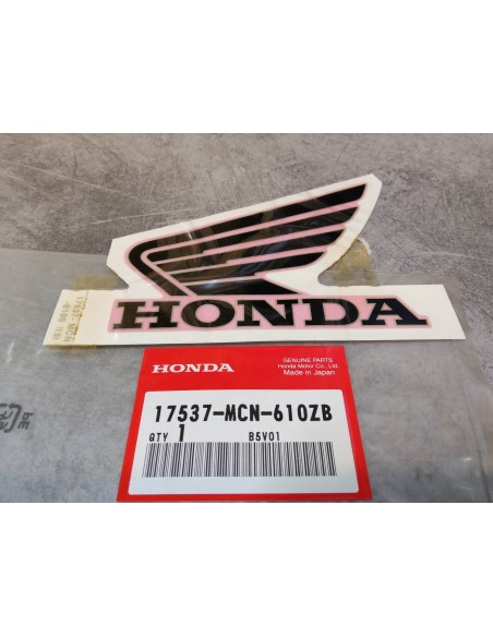 Décor autocollant reservoir gauche CB750F2 SEVEN FIFTY 01 HONDA 17537-MCN-610ZB