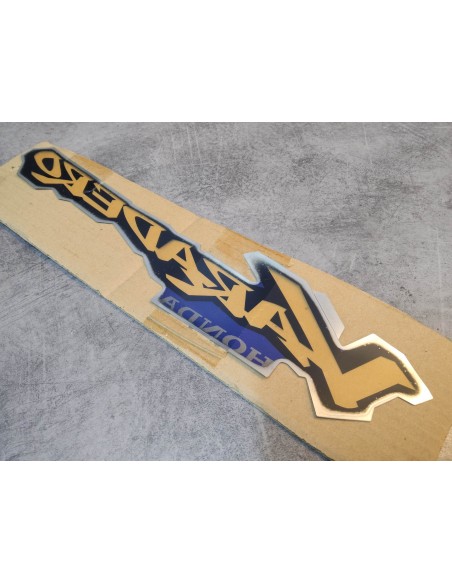 Décor autocollant carénage lateral AV D XL125 VARADERO 01 HONDA 64224-KPC-640ZA
