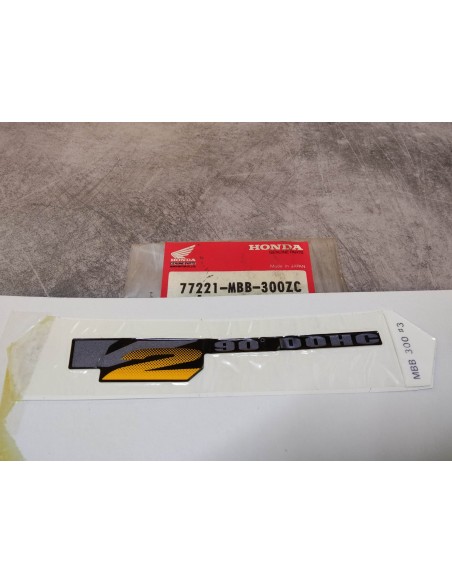 Décor autocollant auvent siege VTR1000F FIRESTORM 97 HONDA 77221-MBB-300ZC