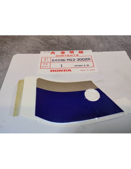 Décor autocollant panneau interne gauche CBR1000F 89 HONDA 64596-MS2-300ZA