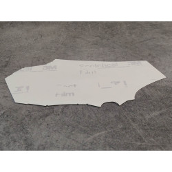 Décor autocollant carénage latéral CBR600F HURRICANE 95 HONDA 64313-MAL-600ZA
