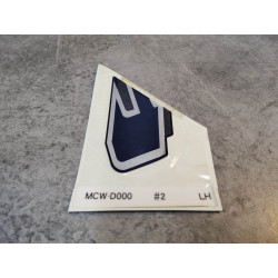 Décor autocollant carenage supérieur gauche NOS VFR800 64216-MCW-D00ZBNOS
