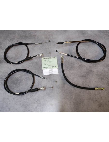 Kit cables guidon adaptable CB900F HONDA 17900CB900F