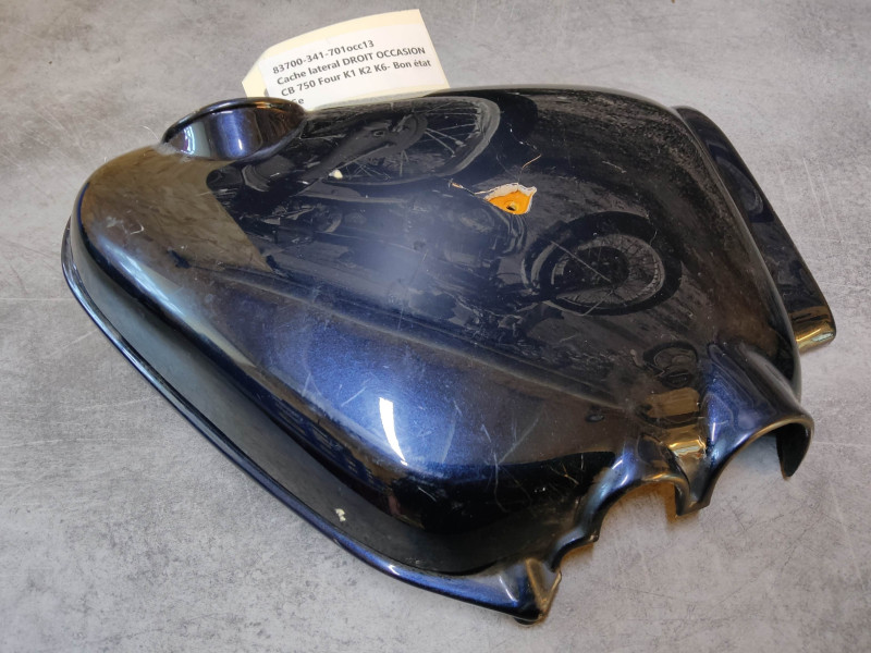 Cache latéral noir droit occasion CB750 Four K1 K2 K6 HONDA 83700-341-701OCC13