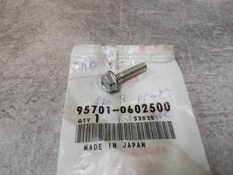Vis à tête hexagonale épaulée 6x25 HONDA 95701-0602500
