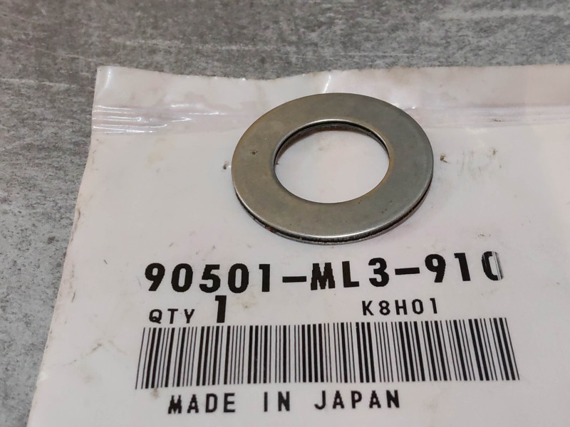Rondelle 18x32x2mm HONDA 90501-ML3-910