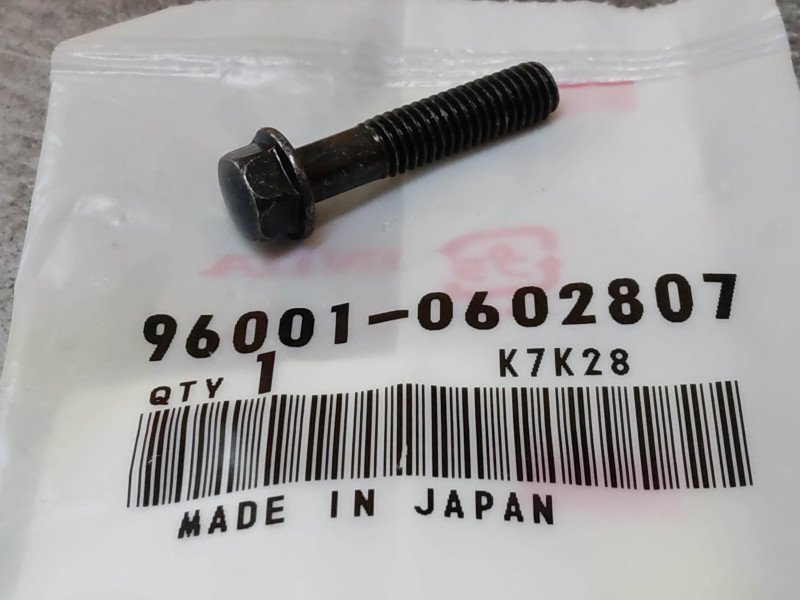 Vis à tête hexagonale épaulée 6x28 HONDA 96001-0602807
