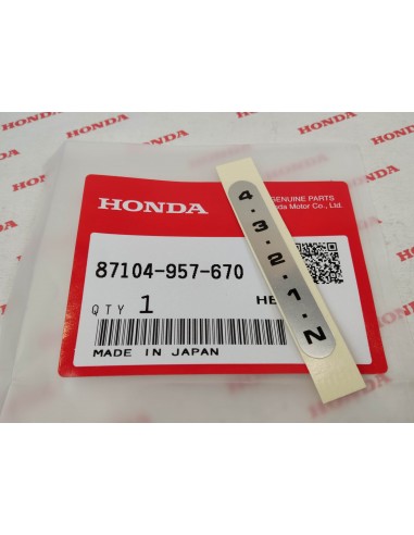 Autocollant vitesses 4.3.2.1.N ATC110/70 TRX70/90 HONDA 87104-957-670