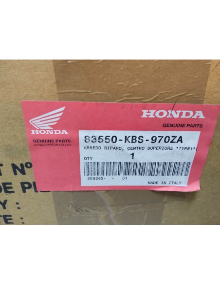 Carenage tete de fourche HONDA NSR125 R 1995-96 83550-KBS-970ZA ROUGE