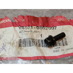 Vis à tête hexagonale + rondelle 6x20 HONDA 93401-0602007
