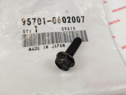 Vis à tête hexagonale épaulée noire 6x20 mm HONDA 95701-0602007