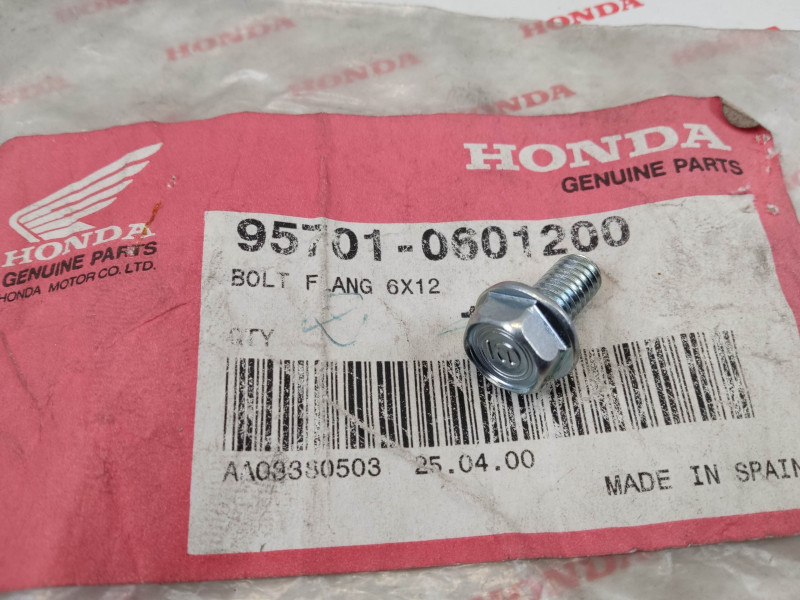 Vis hexagonale épaulée 6x12 mm Honda 95701-0601200