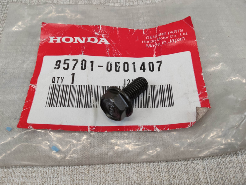 Vis Hexagonale Épaulée Noire 6x14 Honda 95701-0601407