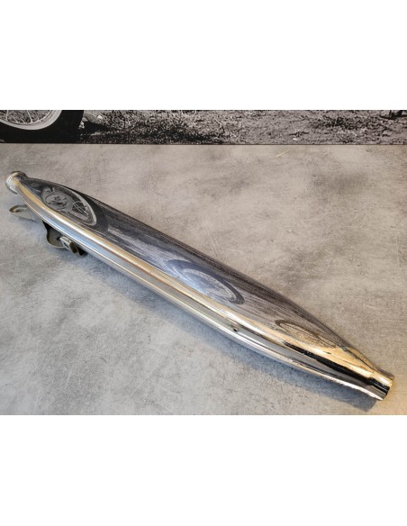 Silencieux échappement gauche C92 CS92 C95 NEW OLD STOCK HONDA 18330-200-050NOS