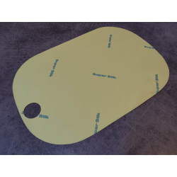 Décor autocollant droit de cache type A de MTX125 MTX200 HONDA 87132-KE1-760ZA
