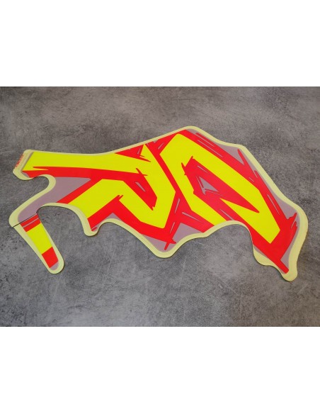 Décor autocollant coté gauche de CR125RS 95, CR250RS 95 HONDA 87127-KZ3-600ZA