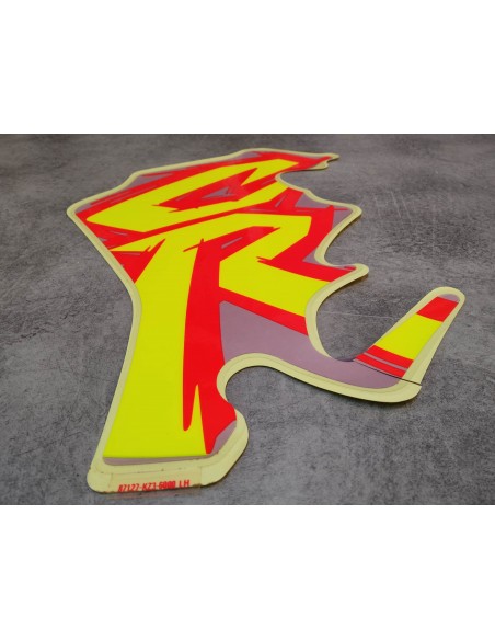 Décor autocollant coté gauche de CR125RS 95, CR250RS 95 HONDA 87127-KZ3-600ZA