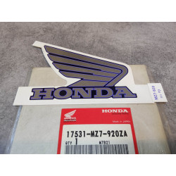Décor autocollant reservoir droit VFR750F 96/97 HONDA 17531-MZ7-920ZA