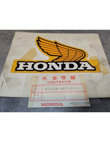 Décor autocollant reservoir droit MTX125RW MTX200RW CR250R HONDA 87123-467-010