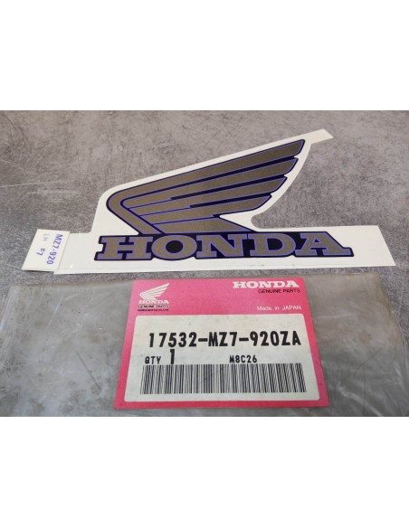 Décor autocollant VFR750F 96/97 HONDA 17532-MZ7-920ZA