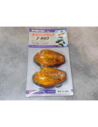 2 clignotants goutte d'eau pour carénage vintage ADAPTABLE HONDA 33400-Z-900