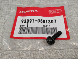 Vis cruciforme et rondelle (noir) 5x18 HONDA 93891-0501807
