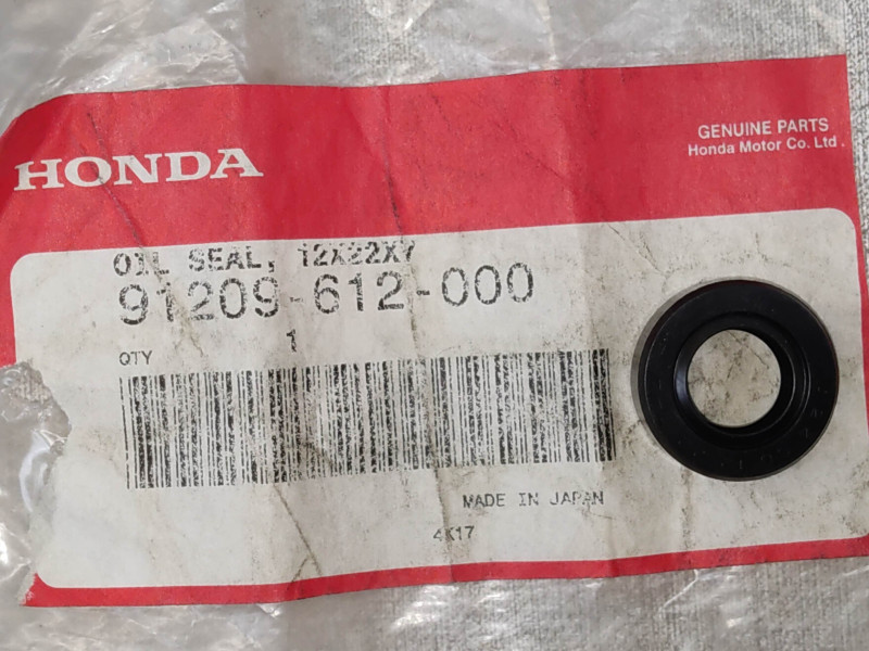 Joint SPI 12x22x7 Honda 91209-612-000 | Étanchéité moto