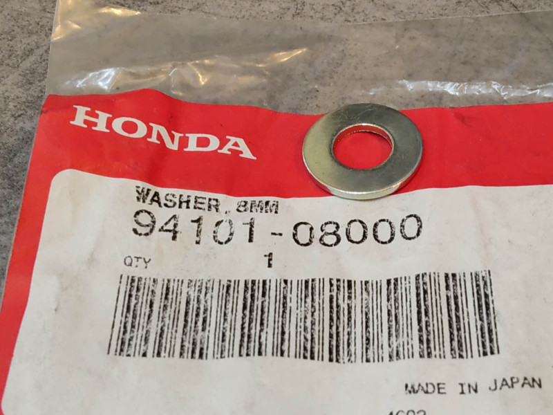 Rondelle plate 8mm HONDA 94101-08000