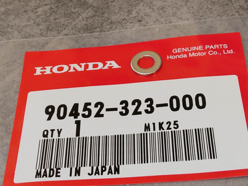 Rondelle joint 5mm des vis de carters CB500F CB550F XLV NTV HONDA 90452-323-000