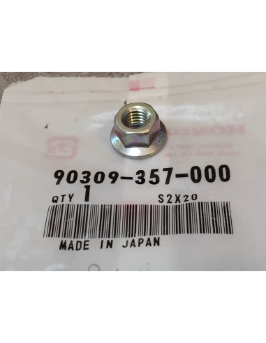 Ecrou haut à embase 8 mm HONDA 90309-357-000