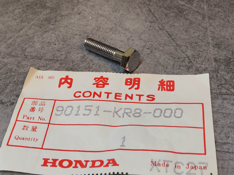 Vis à tête hexagonale 6x25 HONDA 90151-KR8-000