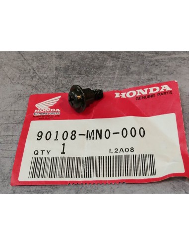Vis 5x13 epaulee tete large noire empreinte cruciforme HONDA 90108-MN0-000