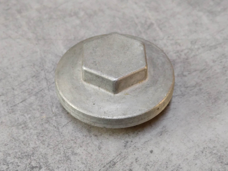 Bouchon alu visite culbuteurs CB125S et S3  idem SL125 XL125 HONDA 12361-383-000