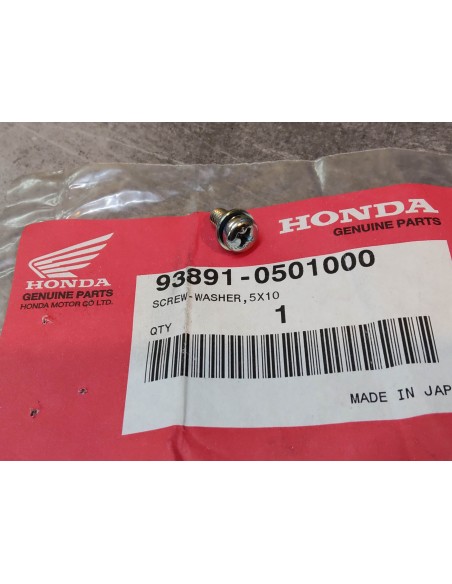 Vis cruciforme 5x10 et rondelle HONDA 93891-0501000
