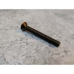 Vis cruciforme M6x50 tète fraisée bombée noire HONDA 93700-060500G