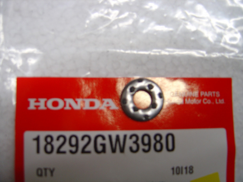 Rondelle antichaleur Honda SCV100F 2009 – Réf. 18292GW3980