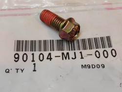 Vis à tête hexagonale filetage rouge 8x19 mm HONDA 90104-MJ1-000