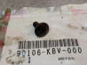 Vis BTR tête bombée épaulée noire 6x14 mm Honda 90106-KBV-000