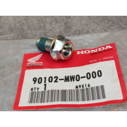 Vis à tete hexagonale filetage bleu 10x20 HONDA 90102-MW0-000