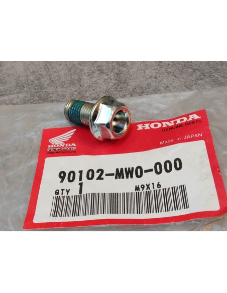 Vis à tete hexagonale filetage bleu 10x20 HONDA 90102-MW0-000